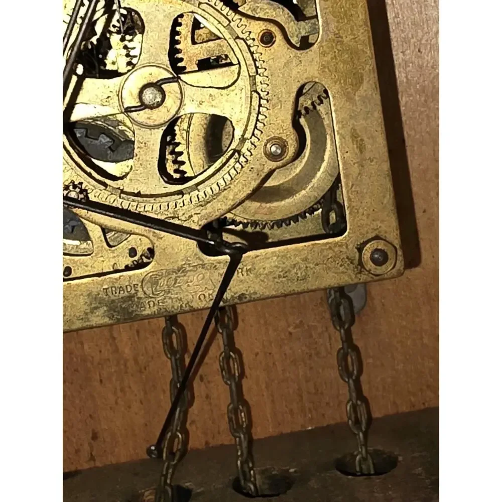 Vtg Poppo Tezuka Brown Cuckoo Chime Clock 1950's Japan Parts & Pieces